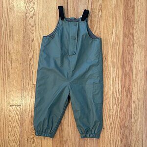 Zara Water-Resistant Rubberized Overalls with Cozy Fleece Linning